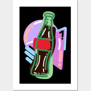 Coke Retro 90s minimalist Posters and Art